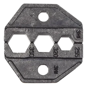 Matriz Ponchadora / Conectores F / RG59 y RG6 / Engarce Hexagonal Triple / 0.255'' × 0.320'' × 0.350'' / 64 g