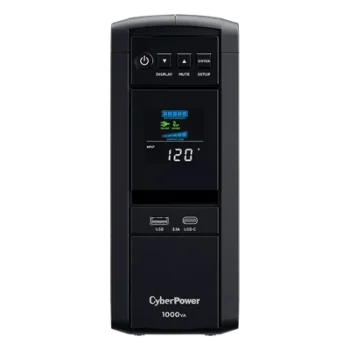 UPS de Torre / 1000 VA / 600 W / Onda Senoidal Pura / Línea Interactiva / 10 Tomas NEMA 5-15R / AVR / LCD Multifunción