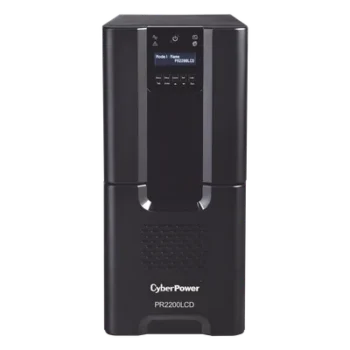 UPS de 2200 VA/1980 W, Topología Línea Interactiva, Entrada 120 Vca NEMA L5-30P, Onda Senoidal Pura, Tipo Torre, Con 8 Tomas NEMA 5-15R y 2 NEMA 5-20R