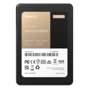3840 GB SSD , diseñada para Synology NAS