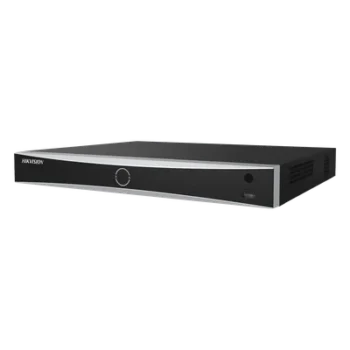 (ACUSENSE / Evita Falsas Alarmas) NVR 12 Megapixel (4K) / Reconocimiento Facial / 8 Canales IP / Base de Datos / 8 Puertos PoE+ / 2 Bahías de Disco Duro / Switch PoE 300 mts Modo Extendido