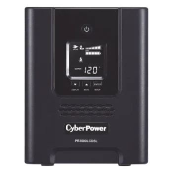 UPS de 3000 VA/2700 W, Topología Línea Interactiva, Entrada 120 Vca NEMA L5-30P, Onda Senoidal Pura, Tipo Mini Torre, Con 6 Tomas NEMA 5-20R y 1 NEMA L5-30R