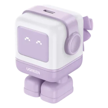 Cargador de Pared / 30W / USB-C PD3.0 PPS / GaN / Pantalla LED Interactiva / Material Ignífugo UL94-V0