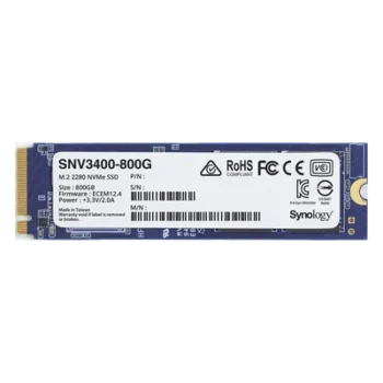 SSD 800GB NVMe M.2 2280, diseñada para Synology NAS con ranuras M.2 integradas