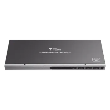 MATRICIAL 4 x 4 / 4 Entradas y 4 Salidas en HDMI / 4K × 2K @ 60Hz / 18Gbps / HDMI 2.0 / HDCP 2.2 / 3D / Conmutación por Botón, RS232 o Control Remoto / IDEAL PARA CENTROS DE MONITOREO, COMPARACION Y ANALISIS.