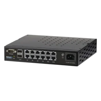 Switch WISP PoE Administrable de 14 puertos (12 PoE Gigabit + 2 SFP) 250W, entrada de 110-120 Vca y 210-230 Vca