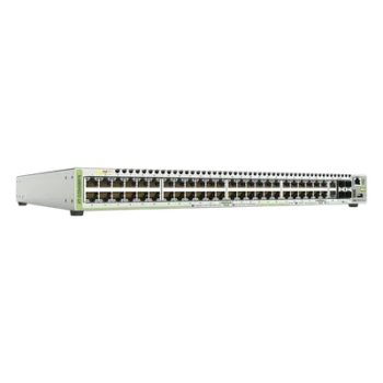 Switch PoE+ Stackeable Capa 3, 48 puertos 10/100/1000 Mbps + 2 puertos SFP Combo + 2 puertos SFP+ 10 G Stacking, 370 W