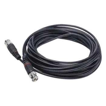 Cable Coaxial Armado con Conector BNC (Video) / Longitud de 8 mts / Optimizado para Cámaras 4K / Uso en Interior