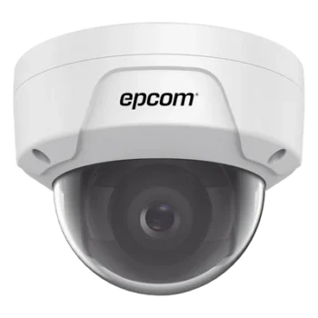 Cámara Domo IP / 4 Megapixel / Lente 2.8 mm / IR 30 m (98.4 ft) / WDR 120 dB / IP67 / IK10 / PoE