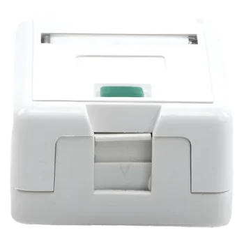 Caja de Pared Superficial / 1 Puerto Keystone / Montaje Vertical / UL 94V-0 / Certificada UL, CE, ETL