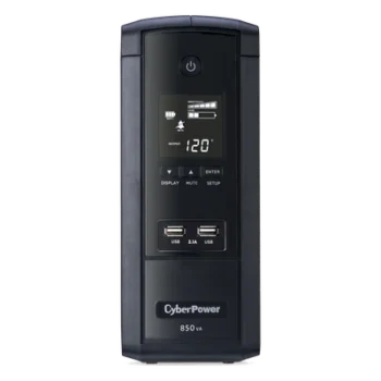 UPS de 850 VA/510 W, Topología Línea Interactiva, Entrada 120 Vca NEMA 5-15P, Tipo Torre, Con 10 Tomas NEMA 5-15R, 5 años de garantía