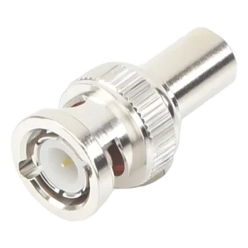 Carga Coaxial Terminal / 75 Ohm / 1/2 Watt / Conector BNC Macho / Níquel / Oro / Delrin
