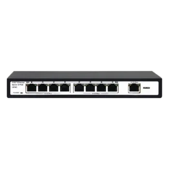 Switch PoE / 100 Metros PoE / 8 puertos 802.3af/at ( 132.5 W ) 10/100Mbps + 1 puerto Uplink