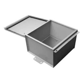 Gabinete de Telecom. de Acero Galvanizada con Plato Interior (400 x 400 x 250 mm). SE PUEDE PONER CANDADO.