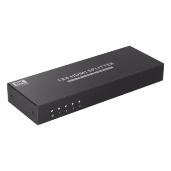 Splitter HDMI / 1 Entrada x 4 Salidas / 8K@60Hz / 4K@120Hz / 48 Gbps / HDR10+ / Dolby Vision / HDCP 2.3