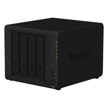 Servidor NAS de escritorio con 4 bahías / Expandible a 9 bahías / Hasta 108 TB / Soporta Hasta 40 Cámaras
