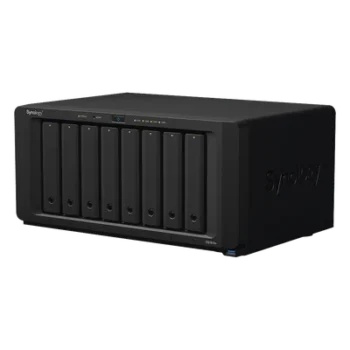 Servidor NAS de escritorio con 8 bahías / Expansible a 18 bahías / Hasta 252 TB / 4GB de RAM