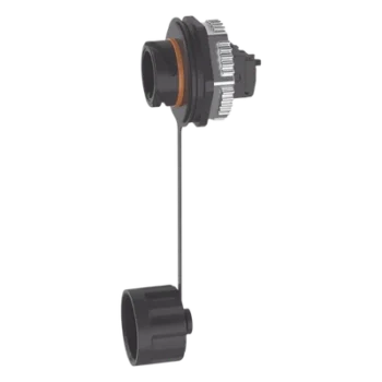 Conector Jack RJ45 Industrial / Blindado Cat6A / IP67 / Tapa Protectora / 24 AWG / Sin Herramienta de Perforación