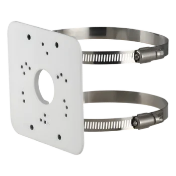 Adaptador de Montaje en Poste / Aluminio Fundido / 125.6 × 114.0 × 20.0 mm / 0.27 kg / Compatible HQA