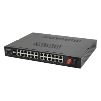 Switch WISP PoE Administrable de 26 puertos (24 PoE Gigabit + 2 SFP) entrada de 9-72 Vcc