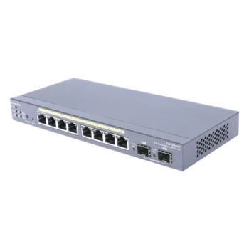 Switch PoE Administrable de 8 puertos Gigabit 802.3 af de 61.6 W y Controlador para 50 Puntos de Acceso Serie Neutron/EnTurbo.