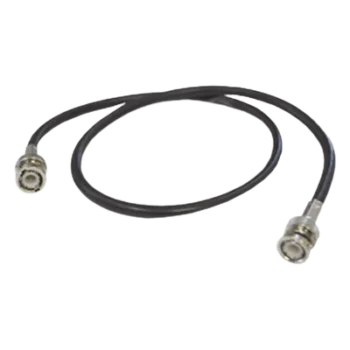 Cable Coaxial RG-59U-SYS-COBRE (30 cm) Cinta Poliester, 40% Malla-Aluminio, BNC Macho-BNC Macho.