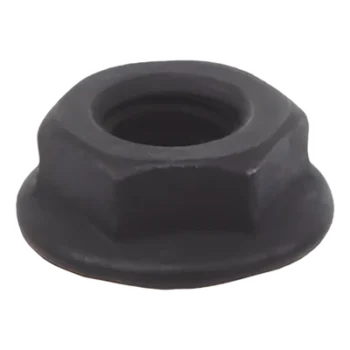 TUERCA HEX DENTADA 1/4 BLACK OXIDE