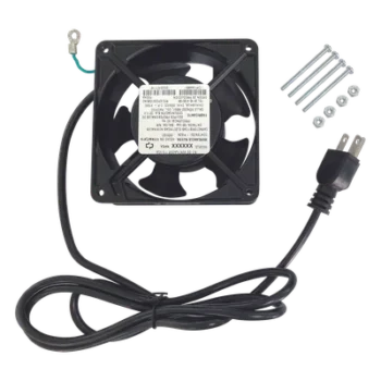Ventilador de Gabinete / 110 VCA / 12 x 12 cm / 38 CFM / 1.6 m Cable NEMA 5-15 / 20,000 Horas