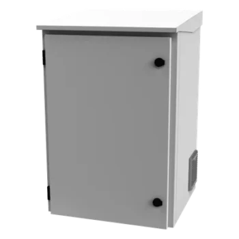Gabinete Exterior IP / Rack 19" 16U / Acero Galvanizado / Ventilador con Termostato / Filtros Antipolvo / Aislante Térmico / Cerradura con Llave