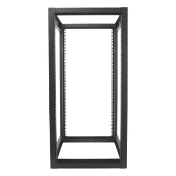 Rack 19" de 4 Postes / 24 Unidades / Profundidad Ajustable 610-940 mm / Capacidad 400 kg / Acero Calibre 16