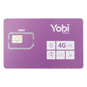 SIM de Datos / 5 GB Mensual / 1 Año de Servicio / 2G 3G 4G / Roaming 15 Días / México EU Canadá