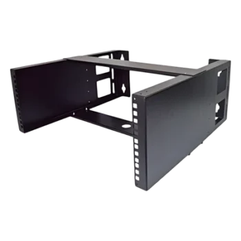 Rack Abierto de Pared / 19" / 4U / Acero Calibre 18 / Carga 20 kg / 500 mm (19.7 in) de Profundidad