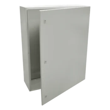 Gabinete de Acero IP66 / IK10 / 800 x 1200 x 400 mm (31.5 x 47.2 x 15.7 in) / Carga 120 kg / Placa Trasera Metálica / Cerradura con Llave