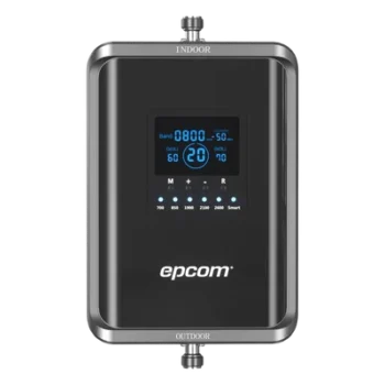 Amplificador de Señal Celular / 5G Pentabanda / 1000 m² (10763.9 ft²) / 70 dB Ganancia / VoLTE / Múltiples Operadores