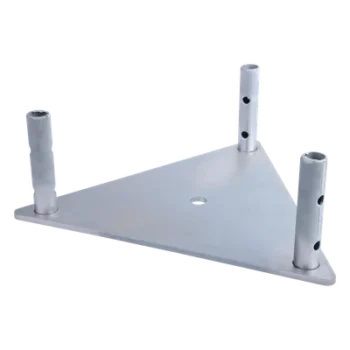 Base para Torre / Acero 1/4' / Niple 3/4' Galvanizado Electrolítico / Concreto Especializado / Alta Resistencia al Viento