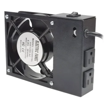 Ventilador para Gabinete de Pared / 110 VCA / 38 CFM / 2 Tomas de Corriente / 171x41x127 mm / 6.7x1.6x5.0 pulgadas