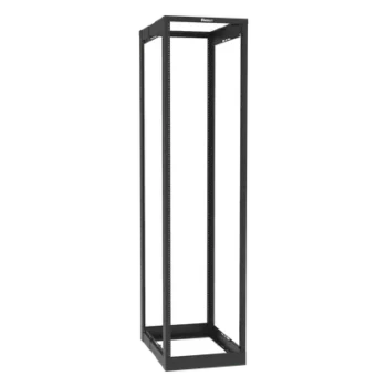 Rack de Cuatro Postes / 45 Unidades de Rack / Profundidad Ajustable 23 a 42 in / Carga Estática 907.2 kg / Rieles Roscados #12-24 / Estándar 19"