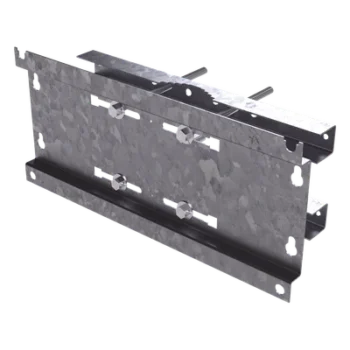 Herraje de Fijación / Montaje en Pared, Poste o Torre / Tornillos 250 mm / Compatible con Gabinete 9U