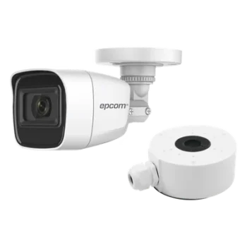 Cámara Bala TURBOHD / 2 Megapixel (1080p) / Gran Angular 106.4° / IR 25 m (82 ft) / IP66 / Audio Integrado / 4 Tecnologías