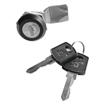 Cerradura con Paleta Metálica / 2 Llaves de Seguridad / Acero / Gabinetes 0-600 mm (0-1.97 ft) / Llave Maestra / Compatible Poliéster