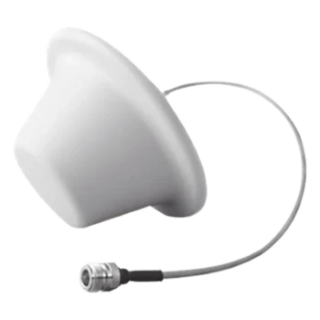 Antena Domo / Omnidireccional / 698-960 MHz y 1710-2700 MHz / 1.5 dBi y 5 dBi / N Hembra / 186 mm x 85 mm / 0.61 ft x 0.28 ft