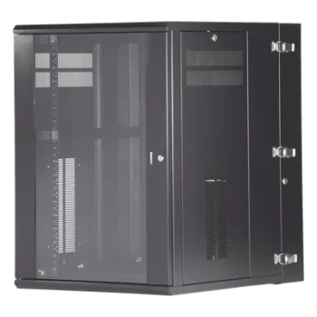 Gabinete de Montaje en Pared / 18 UR / 19in / 762mm (30in) Profundidad / Ventana de Seguridad / Acero