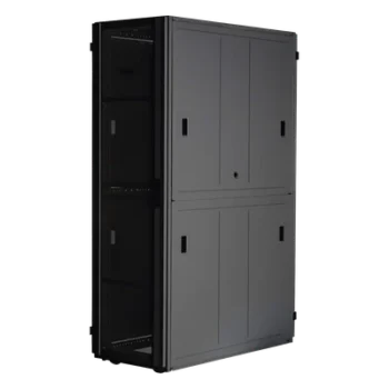 Gabinete para Centros de Datos / 42 UR / 800 mm Ancho / 1070 mm (3.5 ft) Profundidad / Acero Soldado / Ventilación 80% Perforada / Carga Estática 1588 kg (3500 lb)