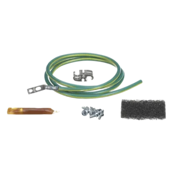 Kit de Jumper de Puesta a Tierra / 6 AWG / 1.52 m (5 ft) / Zapata 45° / Conector Htap 2-6 AWG / UL 467 / NEBS Level 3