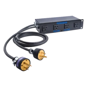 Interface de Transferencia Automática / Conmutación en 15 ms / 4 Salidas NEMA 5-15R / 20 A Total / 110 VCA 50/60 Hz / Detección 75-77 VCA