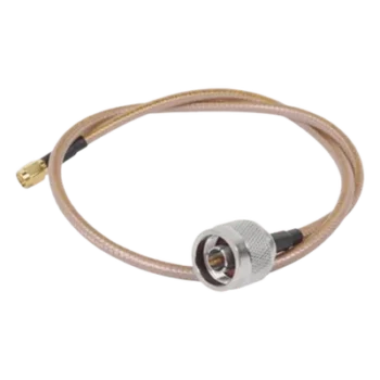Jumper Coaxial / 60 cm (1.97 ft) / N Macho a SMA Inverso Macho / Hasta 8 GHz / Cable LP142