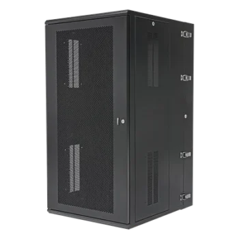 Gabinete de Montaje en Pared / 26 UR / 19in EIA / 762mm (2.5ft) Profundidad / Puerta Ventilada / Acero