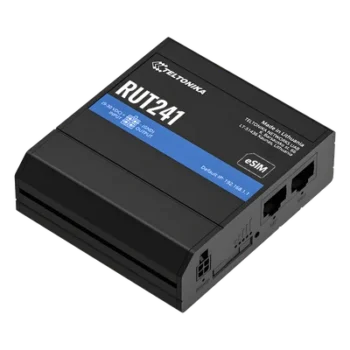 Router Celular Industrial / 4G LTE Cat 4 / eSIM / 2x Ethernet 10/100 Mbps / WiFi 802.11b/g/n / WAN Failover / -40°C a 75°C (-40°F a 167°F)