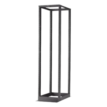 Rack de Cuatro Postes / 19" EIA-310D / 45 UR / Carga 1134 kg (2500 lbs) / Rieles Roscados #12-24 / Profundidad 584 mm (23 in)