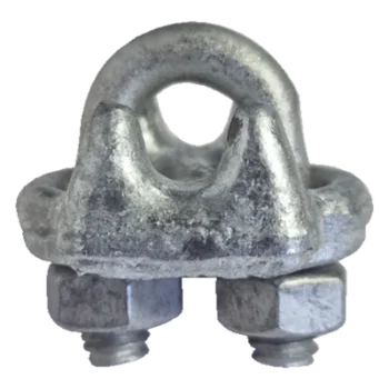 Nudo de Perro para Cable / Acero Forjado Galvanizado en Caliente / 1/8" / Torque 6 N.m / Amarre 3 Piezas / Suspensión de Alta Carga
